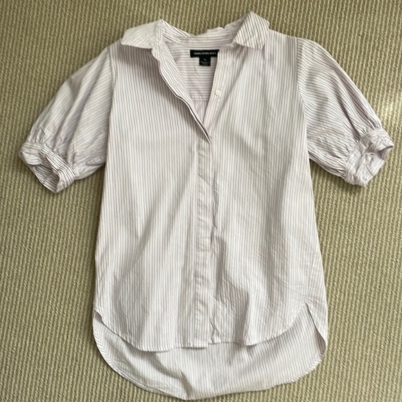 Something Navy short-sleeve button down - Picture 1 of 2